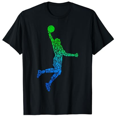 Basketballspieler Basketballer Kinder Basketball Jungen T-Shirt