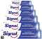 SIGNAL - Dentifrice Système Blancheur - Des dents plus blanches en 1 semaine - Blancheur naturelle - 95% d'ingrédients d'origine naturelle (lot de 6x75ml)