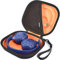 RAIACE Custodia Rigida Da Viaggio Compatibile Con Le Cuffie JBL Tune 560BT, Tune 660 BTNC, Tune 510BT, Tune 500BT, JBL Tune 500 (solo custodia)-Nero(Fodera arancione)