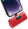 Mini Batterie Externe pour iPhone 5200mAh Power Bank Ultra-Compact et Léger 20W PD Charge Rapide Chargeur Externe avec Écran LCD, Petit Batterie Portable Compatible avec iPohone 14/13/11/X/8/SE -Rouge