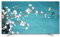 Hixingo TV Cover Decorative,3D Magnolia Flower Pattern TV Dust Cover 32-80inch TV Screen Dust Cover Universal Television Cover Stretch TV Screen Protection Cover (37-39inch,Bird A)
