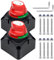 Stacca Batteria 12v 24v 48v: ENDARK Staccabatteria Auto 275 Amp -Interruttore Attacca Batterie Sezionatore per Camper Barca Trattore Camion Moto Marino 2 Confezioni