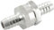 Partsline Clapet anti-retour de diamètre 12 mm pour carburant essence huile eau - Longueur : 51 mm