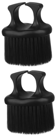MOTHNUR 2 Stück Bartpflege Bürste Vintage Ölkopf Bürste für Herren Robuste Friseurbürste mit Weichen Borsten zum Styling Entwirren und Reinigen von Bart und Haaren Professionelles Barber