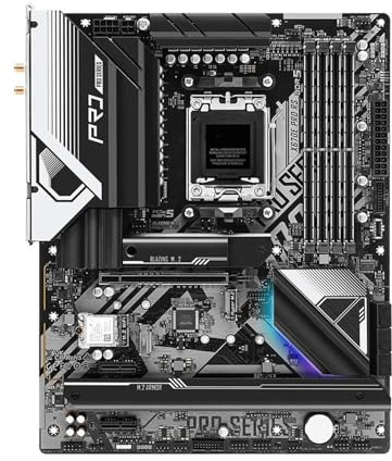 Schede madri Fit For ASRock X670E PRO RS AMD X670 Supporto 7900 7800X3D 7700 7600X 7500F CPU DDR5 7200MHz M.2 PCIe 5.0 AM5 ATX Scheda madre