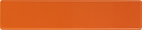 Kfz-Kennzeichen orange 520x110mm, Spaßschild, Fun-Kennzeichen, Hochzeit/Geburtstag/Name/Wunschtext, Wunschkennzeichen