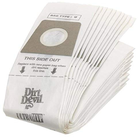 Dirt Devil Type U Vacuum Bags (10-Pack), 3920048001