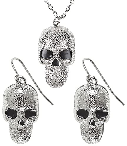 W WIDMANN MILANO Party Fashion - Totenkopf Schmuckset
