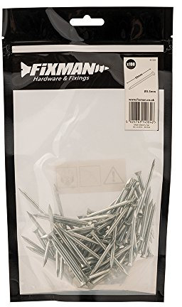 Fixman 851554 Mauernägel, 100er-Pckg, Grey, 100 Stück