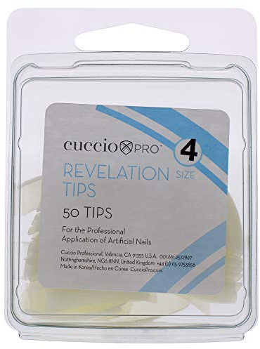 Cuccio Pro - Revelation Tips - 4 - for Women - Acrylic Nails - 50 Pc