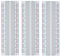 ELEGOO 3er Breadboard 830 Pin Solderless Prototype PCB Board Kit für Arduino Proto Shield Distribution Verbindungsblöcke