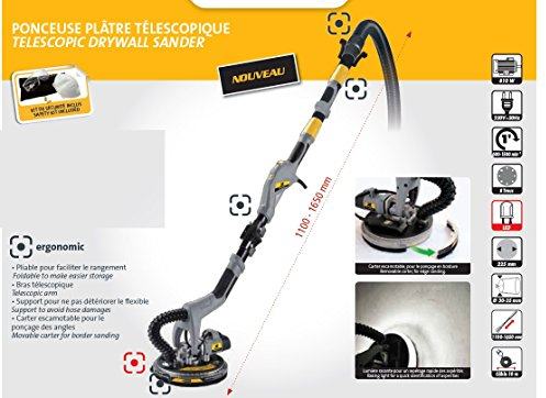 Peugeot 150720 Energysand-225 Ponceuse plâtre téléscopique