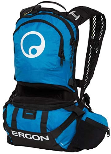 Ergon BE2 Enduro Rucksack, Erwachsene, Unisex, Schwarz/Blau, S-L