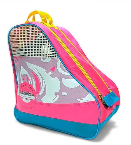 KRF Park 0017020, Borsa per Pattini A Rotelle E Inlinea Unisex Bambini, Rosa, Taglia Unica