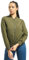 URBAN CLASSICS Giubbotto Bomber da Donna con Polsini a Coste, Giacca a Vento Leggera, Giubbottino Bomber a Maniche Lunghe con Cerniera e Tasche, Colore: Darkolive, Taglia: M