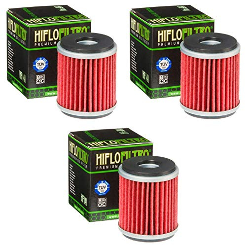 3x Filtri olio Yamaha WR 125 R 09-15 Hiflo HF141