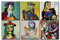 time4art Pablo Picasso Portrait Print Canvas 6 Bild 6 x 30x30cm Cubism Surrealism auf Keilrahmen Leinwand