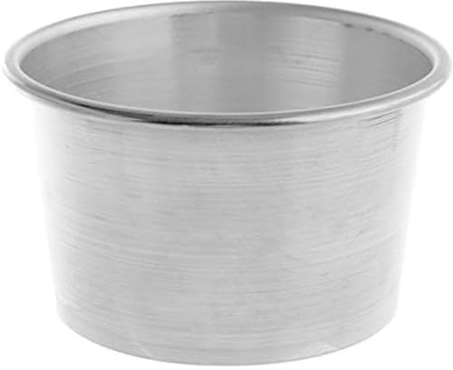 Habi 230 Stampo Alluminio Panettone, 12x8 cm, Argento