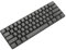 NPKC Blank Thick PBT OEM Profile 61 ANSI Keycaps for MX Switches Mechanical Keyboard (Dark Gray)(Only Keycap)