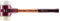 Simplex Schonhammer, Superplastik / Nylon; mit Tempergussgehäuse und hochwertigem Holzstiel | D=80 mm | 3078.080