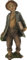 Krippenfiguren, Wanderer mit Buch für 11cm Figuren (44635093773)