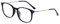 JoXiGo Damen Brillengestell, Schwarz Medium