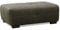 CAVADORE Hocker Mavericco / XXL-Fußbank, Sitzhocker, Polsterbank in Lederoptik / Modernes Design / Passend zu Big Sofa und Ecksofa Mavericco / 108 x 71 x 41 / Dunkelgrün