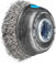 PFERD Topfbürste, ø 75mm, ungezopft, 0,30mm Edelstahldraht, X-LOCK-Aufnahme, 43469007 – für schnelle und komfortable Werkzeugwechsel