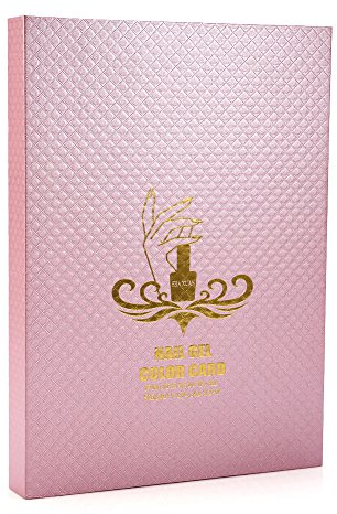 Nagelfarbkarte Sichtbuch, Palette für 216 Nagellackfarben, Mappe Nail Art Nagellack Zubehör Präsentation Nailart Display Aufsteller Nagel Präsentation Nagel Design Brett