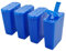 Tupperware SET (4) To Go Würzling 25 ml blau dunkel blau C72 Salzstreuer Pfeffer/Salz Streuer