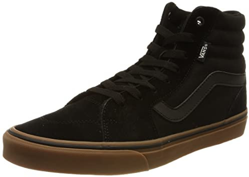 Vans Filmore Hi, Zapatillas para Hombre, (Suede/Canvas) black/gum, 41 EU