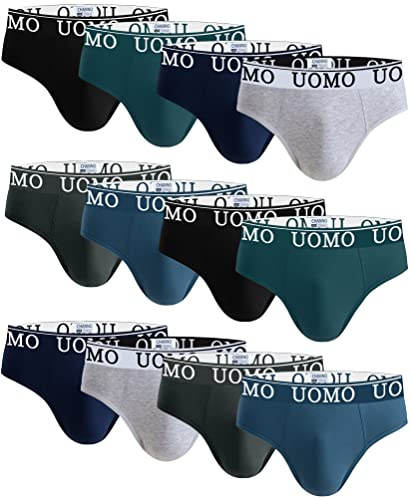 Channo Slips en Coton pour Hommes Uomo - Invisible et Doux