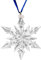XIANGBAN 2022 Edition Schneeflocke Anhänger Weihnachtsbaum Kristall Dekor Weihnachtsschmuck Zuhause Geschenke (2022-Transparent)