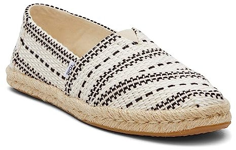 TOMS Alpargata Damen Schlupfschuhe mit Seil, Natural Chunky Global Woven, 36 EU