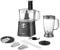 AMSTA AMFP275G, Robot de cuisine multifonction, Bol 2 litres, Blender 1.8 litres, 2 vitesses + Pulse, Pieds antidérapants, Lames acier inoxydable