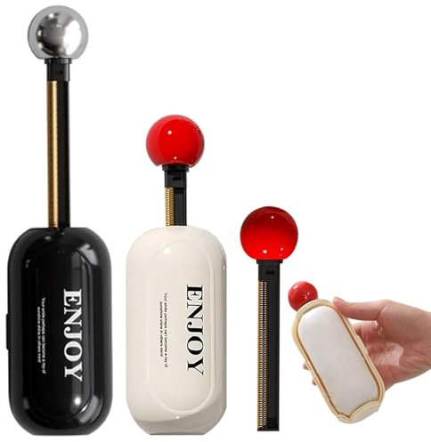 2 Stück Enjoy Sticky Roller, Enjoy Tragbare Fusselrolle, 2 In 1 Tierhaarentferner Fusselrolle, Wiederverwendbare Waschbare Fusselrolle, Tragbarer Fusselrasierer für Kleidung, Tierhaare, Reisen (Mix)