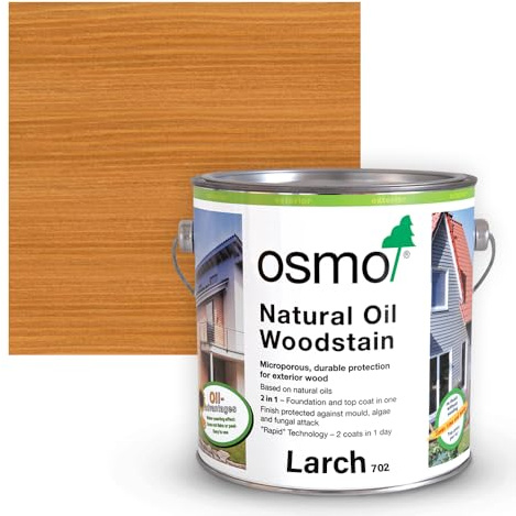 Natural Oil Woodstain Matt (702 - Larch, 750ml)