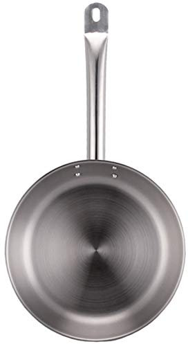 Pqahffowr Kitchen 20cm Induction Frying Pan Stainless Steel Frypan Skillet Cookware Accessories Cooking Tools