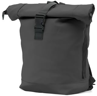 VOYAN Mochila Enrollable impermeable de Viaje Hombre Mujer, Mochila Casual para Ordenador Portatil Elegante, Mochila Saco Roll Top Ligera, Ciclismo, Escuela, Universidad, TUN