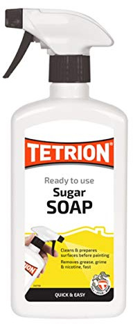 Tetrion Sugar Soap Trigger Powerful Cleaner for Walls and Surfaces Stain Remover 500ml