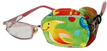 Fancy Pumpkin Creative Dinosaur Eye Patch Einzel Brille Cover Amblyopie Behandlung für Kinder (Linke Auge), J