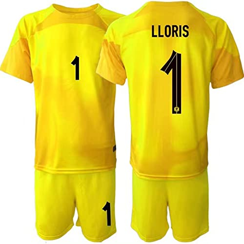 XSG Maillot De Gardien De But De L'équipe De France 19-20 Maillot De Gardien De But N ° 1 Loris Homme Jeune