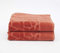 my cocooning Badematten Set Stones 2-teilig Terracotta | hochwertig & exklusiv | Badvorleger aus 100% Baumwolle | Badteppich (50x70 cm)