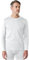 LAPASA Men's Thermal Underwear Top Heavyweight Long Sleeve Shirt Crew Neck Base Layer for Running Cycling Outdoors Activity M26 White (1 Top) M