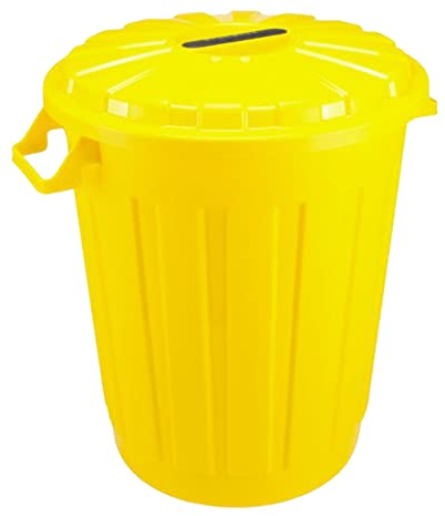 TIENDA EURASIA Cubo de Basura con Tapa - 30 L - Material de Plastico