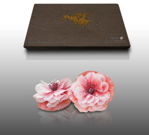 100 graines de Fleurs à semer - Le Grenier d'Abondance - PAVOT Double Shirley - Papaver