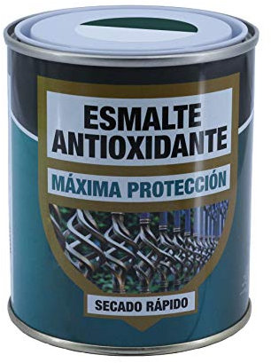 H HANSEL HOME Esmalte Antioxidante Verde Carruaje, Máxima Protección y Decoración de Superficies de Acero, Hierro, Secado Rápido (Verde Carruaje, 375 ml)