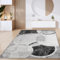 Paco Home Teppich Wohnzimmer Kurzflor Marokkanische Kreis Und Bordüren Muster Modern, Grösse:200x280 cm, Farbe:Grau 4