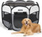 Nobleza - Welpenlaufstall Tierlaufstall Faltbar für Hunde, Oxford Wasserdichter Laufstall Tierlaufstall für Hunde Hasen Meerschweinchen Katzen für innern Oder Außen, 125x125x58cm