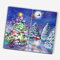 Coloray Glas Schneidebrett zu Weihnachten 2x30x52cm Herdabdeckplatte Servieren von Speisen Spritzschutz Glasabdeckplatte Gehärtetes Glas - Weihnachtsbaum Geschenke Schneemann Stern